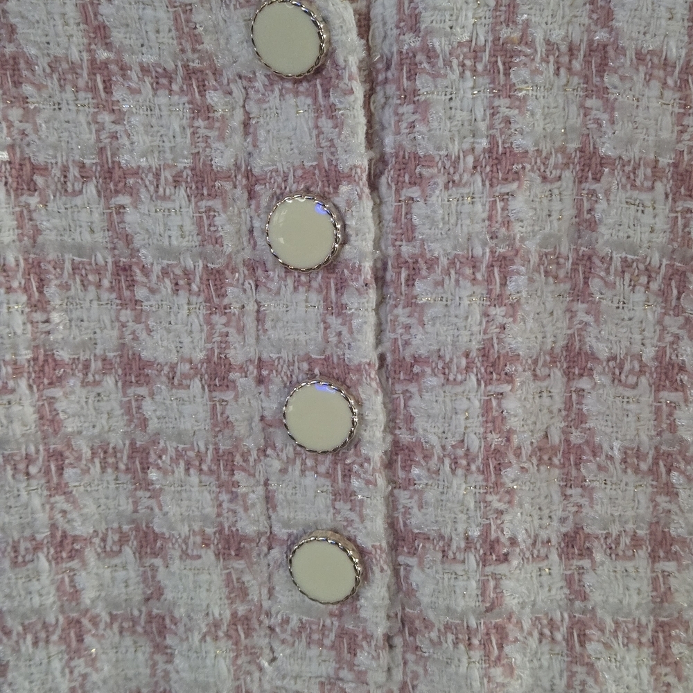 Nicole Miller Pink and White Kids Dress - Picture 4 of 6